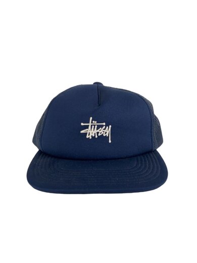 商品画像：Puff Print Stock Trucker Cap/ネイビー/メンズ/131703// 1