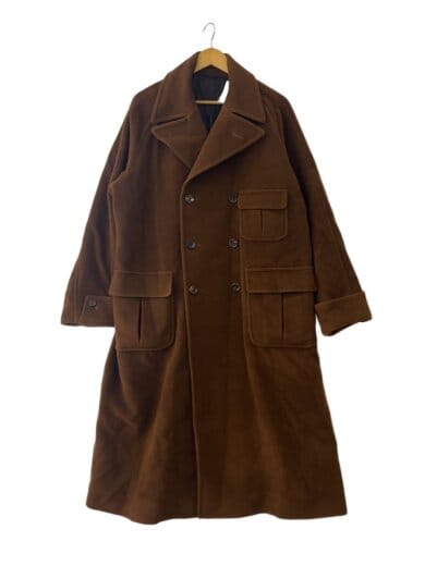 商品画像：ピーコート/L/ウール/BRW/無地/BYGH-15-AW-07 1