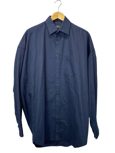 商品画像：長袖シャツ/38/コットン/NVY/無地/725367 TNM15/23SS/COCOON SHIRT 1