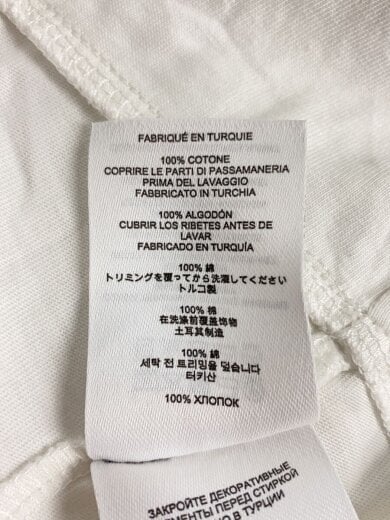 商品画像：半袖Tシャツ/XS/コットン/ホワイト// 4