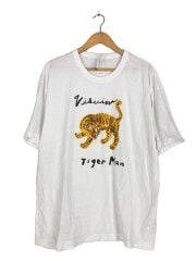 JUMBO TEE S/S TIGER MAN/半袖Tシャツ/4/コットン/ホワイト/0126205010025//