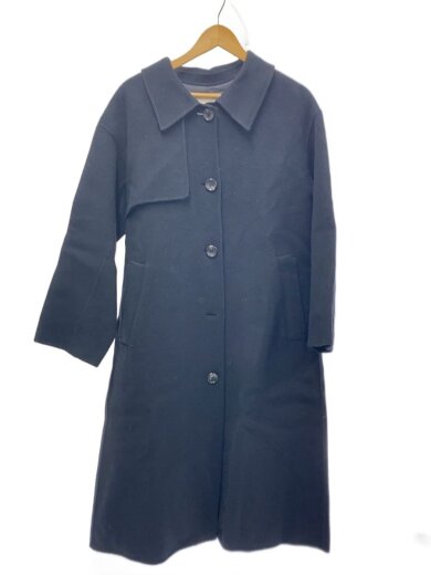 商品画像：コート/1/ウール/BLK/無地/61-19-0801-597 1