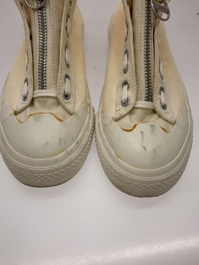 商品画像：フロントジップ/ハイカットスニーカー/24.5cm/WHT/F21-05-YUL 6