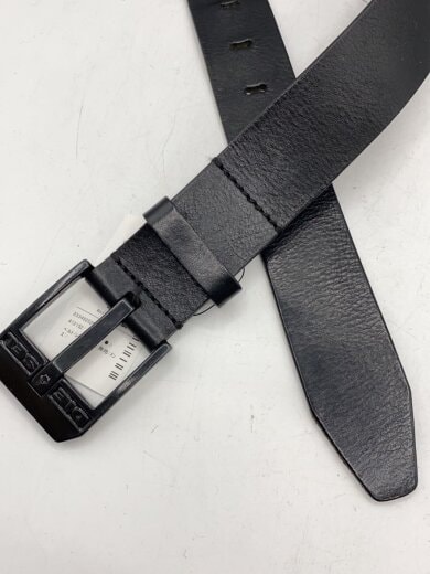 商品画像：ベルト/レザー/BLK/無地/メンズ 2