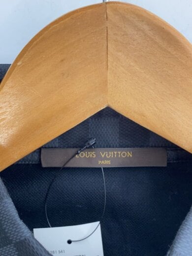 商品画像：12AW/ダミエグラフィット/ポロシャツ/M/コットン/BLK/無地/MRJR35JEA 3