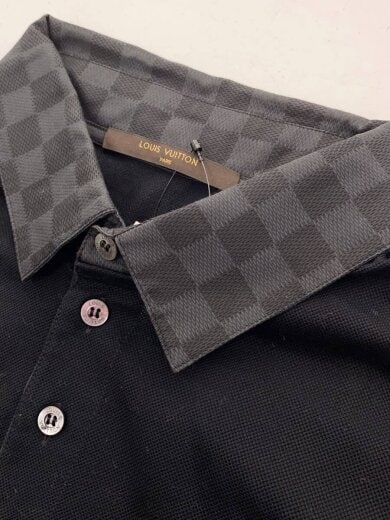 商品画像：12AW/ダミエグラフィット/ポロシャツ/M/コットン/BLK/無地/MRJR35JEA 7