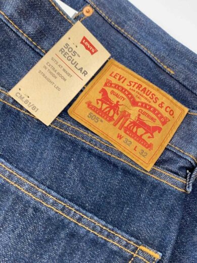 商品画像：ストレートパンツ/32/コットン/BLU/無地/PC9-00505-0216/タグ付き 4