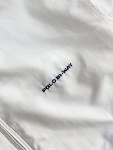 商品画像：ナイロンジャケット/LL/ポリエステル/WHT/EBT-31107 3