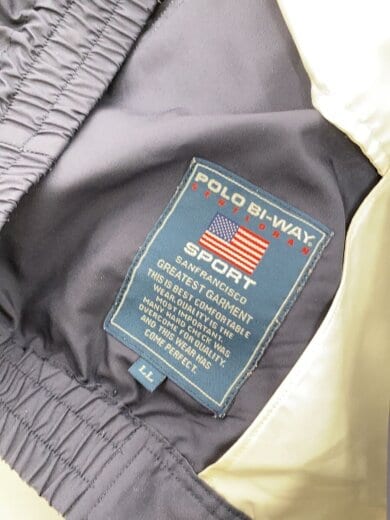 商品画像：ナイロンジャケット/LL/ポリエステル/WHT/EBT-31107 4