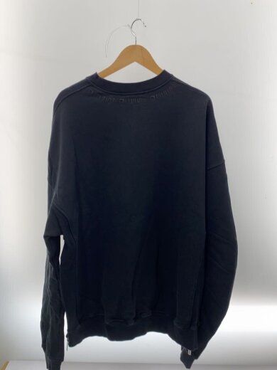 商品画像：23ss/USUAL ZIP CREWNECK/スウェット/2/コットン/BLK/無地/2301020301// 2