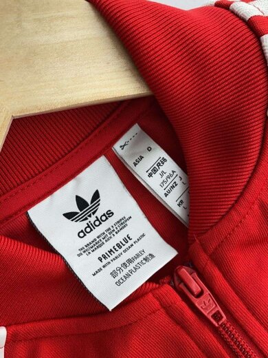 商品画像：Originals SST TRACK TOP/ジャケット/L/ポリエステル/RED/無地/GF0196 3