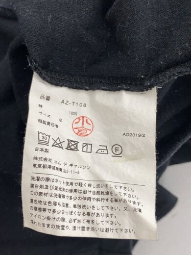 商品画像：Tシャツ/S/コットン/BLK/AZ-T108// 5