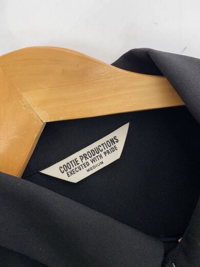 商品画像：T/W Open Collar s/s Shirt/半袖シャツ/M/ポリエステル/BLK/無地 3