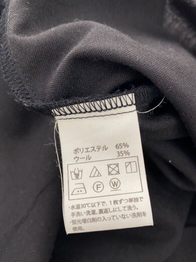 商品画像：T/W Open Collar s/s Shirt/半袖シャツ/M/ポリエステル/BLK/無地 4