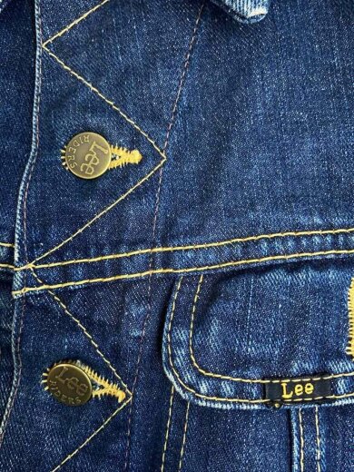 画像：Lee × THE REAL McCOY’S50年代復刻/内タグ欠品/101-J/赤タグ後期/Gジャン/34/デニム/IDG//5