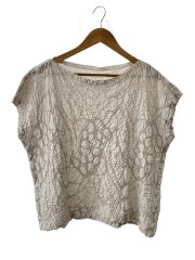 シワ加工/ノースリーブカットソー/コットン/WHT/MI02FK751