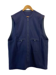 22AW/FELDMAN/リバーシブル/ベスト/M/ウール/NVY/NN-V01