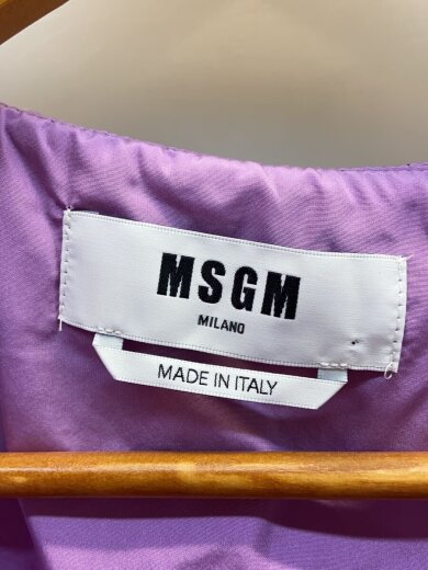 商品画像：フレア/フリル/ティアード/ラベンダー/半袖ワンピース/42/ポリエステル/PUP/3042MDA 3