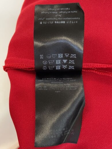 商品画像：セットアップ/O/ポリエステル/RED/無地// 6