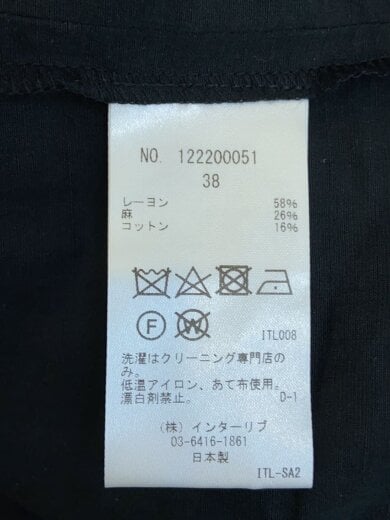 商品画像：ワンピース/--/--/BLK/無地/122200051 4