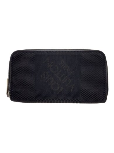 商品画像：ポルト・フォイユ・ロン・ジッペ_ダミエ・ジェアン/ナイロン/BLK/無地/メンズ 1