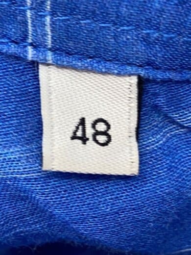 商品画像：INITIAL SHIRT/長袖シャツ/48/レーヨン/BLU/無地/m2232iw 4