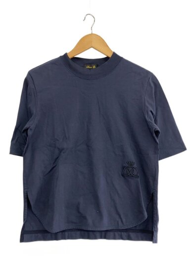 商品画像：Tシャツ/ロゴ刺繍/コットン/NVY/無地/6517-299-0694// 1