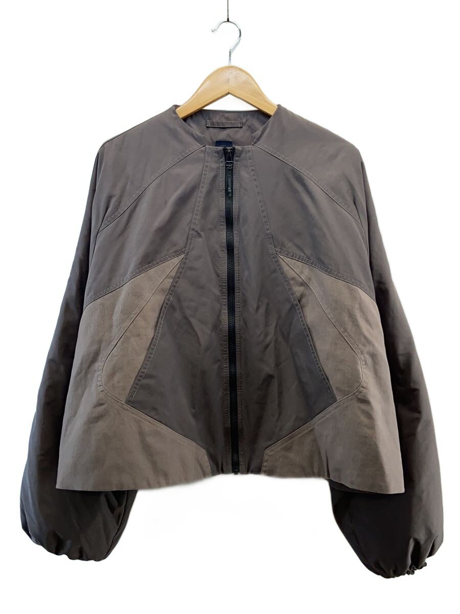 _J.L-A.L_ / Cropped Jacket Dark Grey/ジャケット/L/ポリエステル/GRY/無地