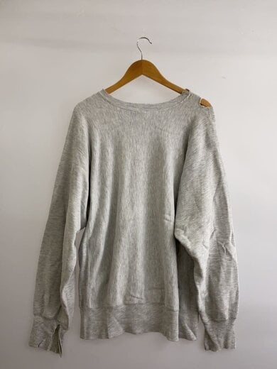 商品画像：刺繍タグ/3段プリント/HOBART COLLEGE/襤褸/90Sスウェット/XL/コットン/GRY/無 2