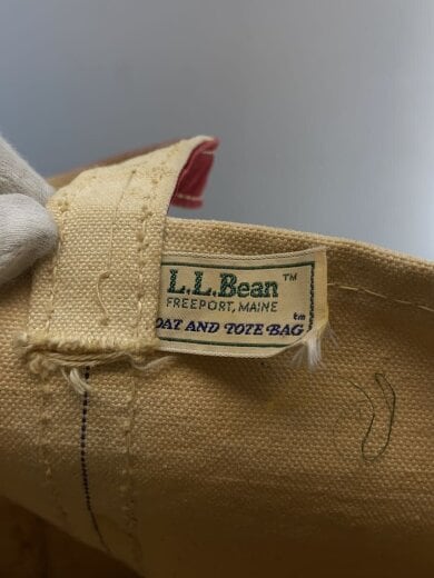 商品画像：70s/サイドTMタグ/ダブルTM表記/ビーントート/タグ取れかけ/トートバッグ/ 5