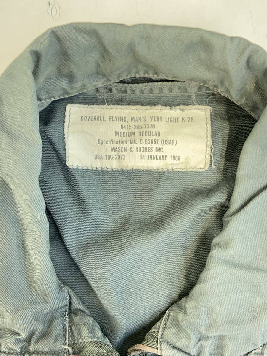 U.S.AIR FORCE / 60s/K-2B/conmar/HOYT/オールインワン/M/コットン/KHK/無地