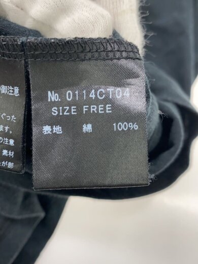 商品画像：Tシャツ/FREE/コットン/BLK/無地/0114CT04// 4