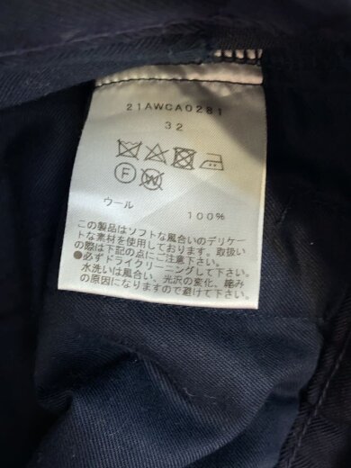 商品画像：Garbardine Forward Pleats Trousers/スラックスパンツ/32/ウール/NVY/ 4