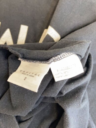 商品画像：wapisabi/Tシャツ/2/--/BLK/無地/k1903sc075 4