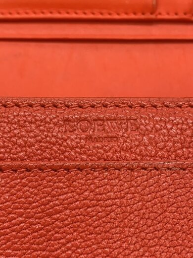 商品画像：2つ折り財布/レザー/RED/無地/レディース// 3