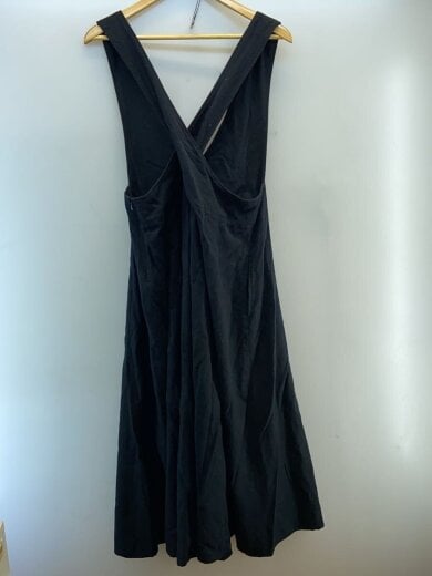 商品画像：バッククロスジャンパースカート/1/コットン/BLK/無地/GK2231971 2