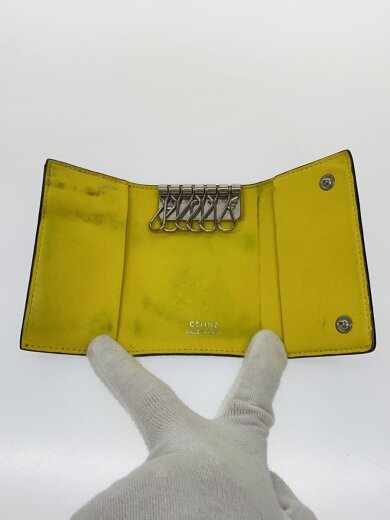 商品画像：6連キーケース/レザー/BLK/無地/レディース// 4