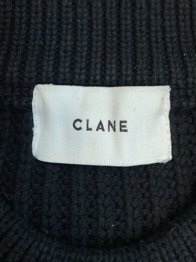 商品画像：OVER FORM SLEEVE KNIT TOPS/ニット・セーター(厚手)/1/コットン/BLK/ 3