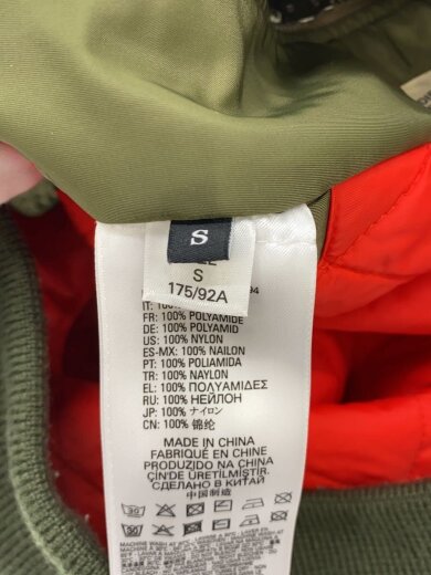 商品画像：MA-1/フライトジャケット/S/--/KHK/無地 4