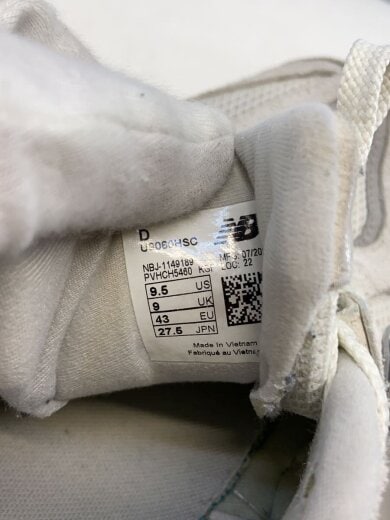 商品画像：汚れ有/ローカットスニーカー/27.5cm/WHT/U9060HSC 5