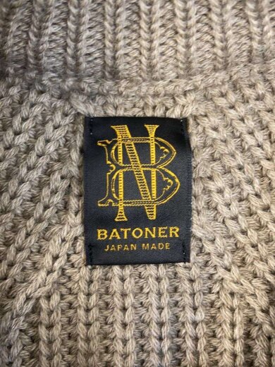 商品画像：25AW/SIGNATURE CREW NECK/2/ウール/GRY/無地/BN-25FL-030 3