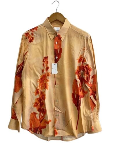 商品画像：長袖シャツ/M/レーヨン/ORN/総柄/pf-wr-84303 1
