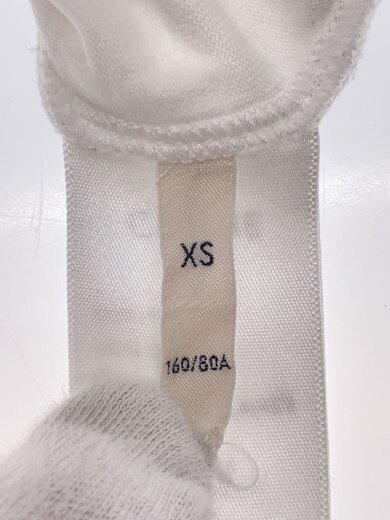 商品画像：サイズタグ取れかけ/ロゴTシャツ/XS/コットン/WHT/無地/2X681671Q// 4