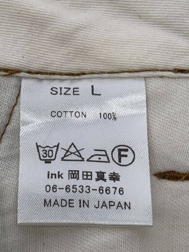 商品画像：リメイク/パットワーク/gilet/ショートパンツ/L/コットン/BEG/総柄// 4