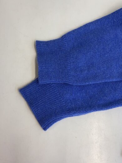 商品画像：ニット・セーター(薄手)/S/ウール/BLU/無地 5