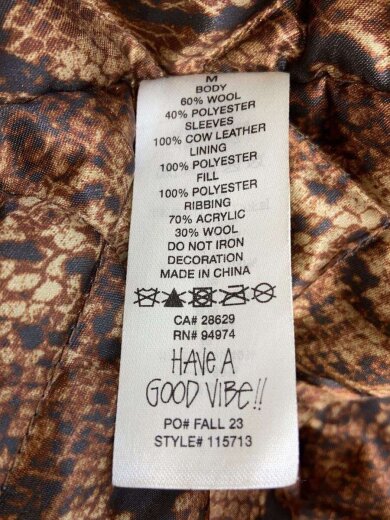 商品画像：80 Wool Varsity Jacket Black/スタジャン/M/115713 4