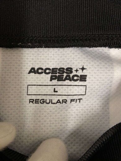 商品画像：ACCESS PEACE×over(all)TOKYO/ゲームシャツ/ポロシャツ/L/BLK/ 3