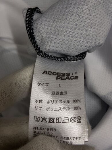 商品画像：ACCESS PEACE×over(all)TOKYO/ゲームシャツ/ポロシャツ/L/BLK/ 4