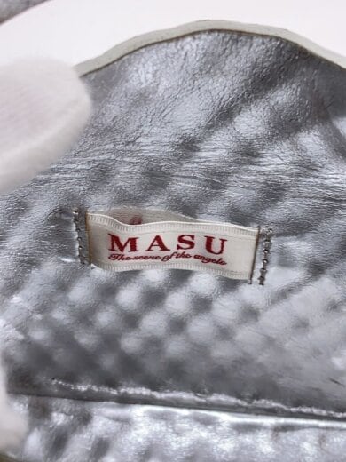 商品画像：25aw/ケーキボックス/ハンドバッグ/レザー/SLV/無地// 5