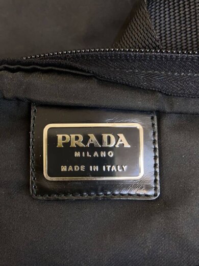 商品画像：汚れ有/トートバッグ/ナイロン/BLK/無地// 4